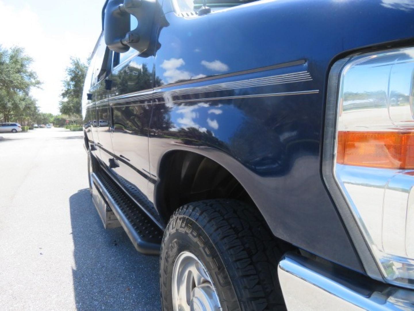 2011 Dark Blue /Gray Ford E-Series Wagon E-350 XLT Super Duty (1FBNE3BS4BD) with an 6.8L V10 SOHC 20V engine, located at 4301 Oak Circle #19, Boca Raton, FL, 33431, (954) 561-2499, 26.388861, -80.084038 - You are looking at a Gorgeous 2011 Ford Econoline E350 XLT Norcal Max High Top Handicap Wheelchair Conversion Van with 6.8L V10, 15K Original Miles, 9 Inch Lowered Floor, Braun UVL Side Entry Wheelchair Lift, Remote Control Power Side Entry Doors, Expanded Side Entry Doors, Q Straint Tie Down, Syste - Photo#28